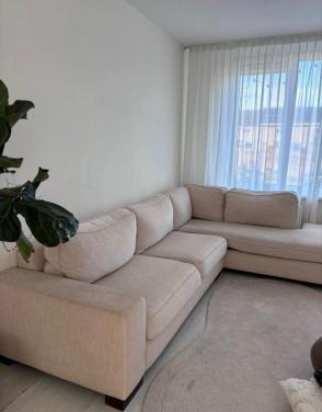 Comfortabele Hoekbank in beige