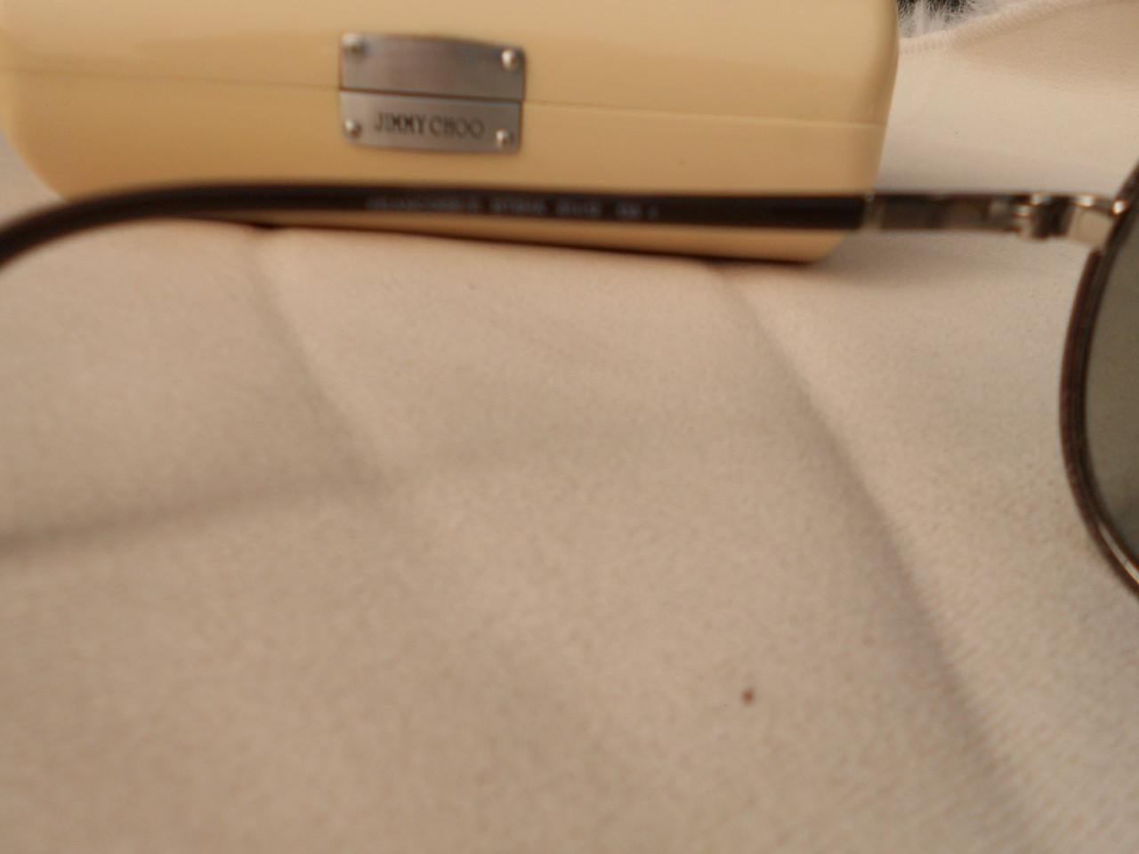 Jimmy choo heren zonnebril met case.