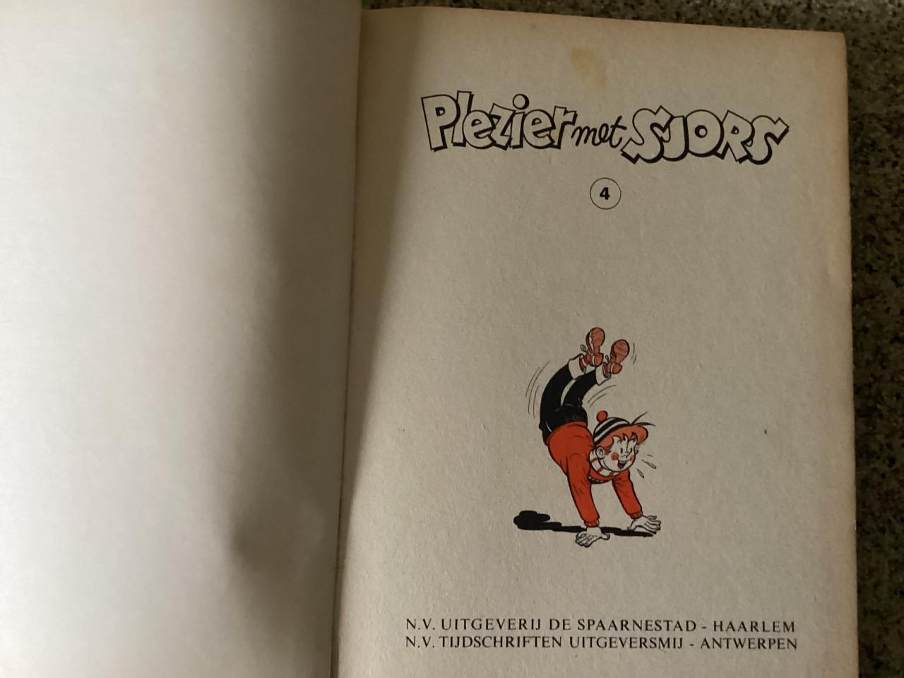 Plezier met Sjors. Harde kaft.     Vintage.