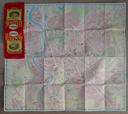 Vinted: stadsplattegrond ROME 1966