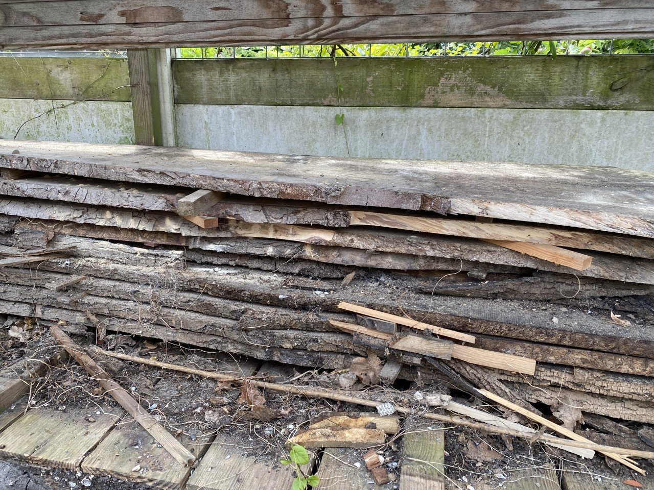 Houten planken