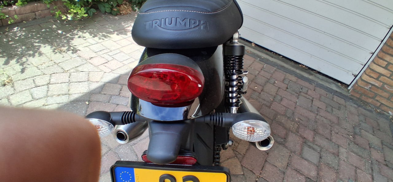 Schitterende Triumph Street Twin 900