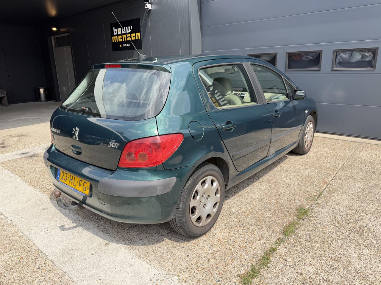 Peugeot 307 1.6 16V XR 5DR 2001 Groen Apk Nap Trekhaak