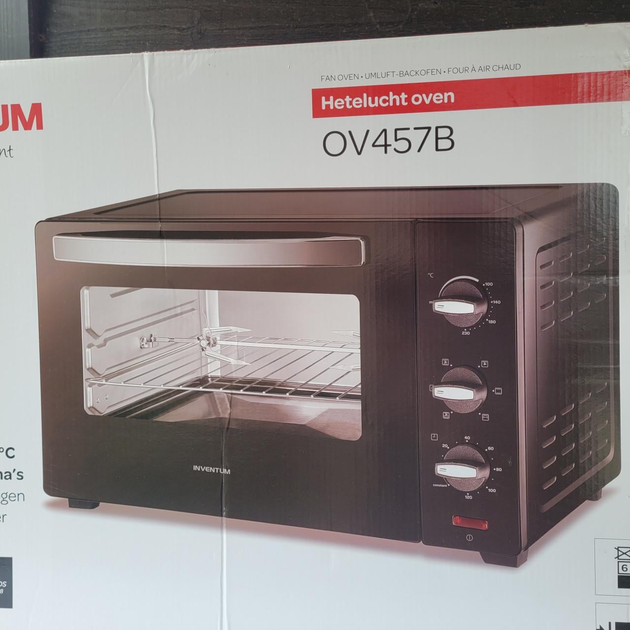 Inventum vrijstaande bakoven nieuw!