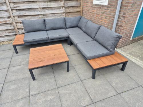 Aluminium Loungeset 247 x 247 cm (Bezorging mogelijk)