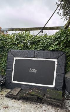 Rechthoekige inground trampoline