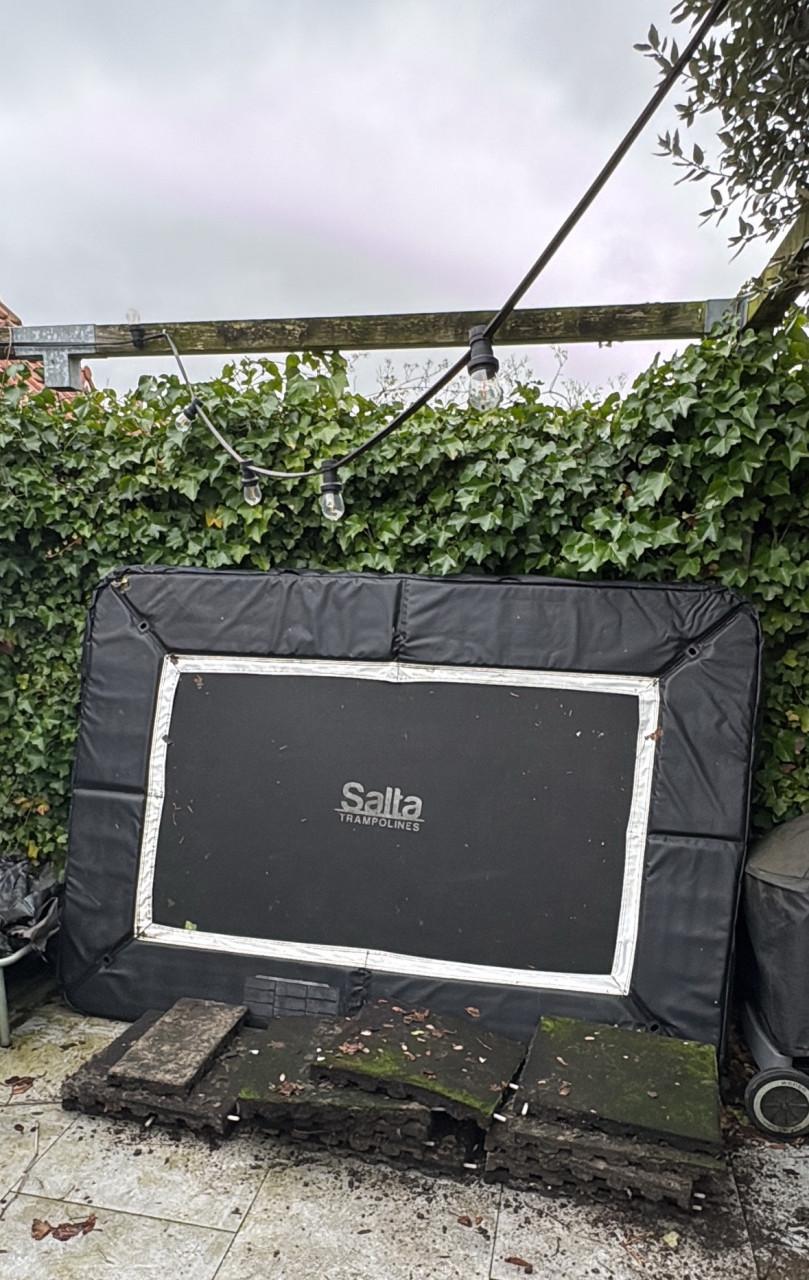 Rechthoekige inground trampoline