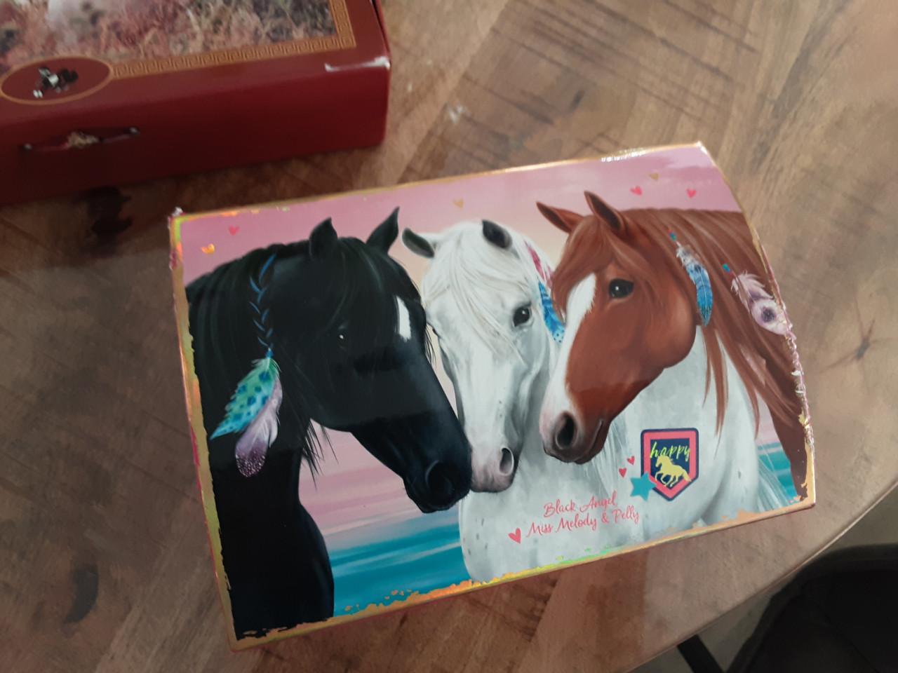 Doos vol met stikkers en sieraden dood samen voor 6 euro