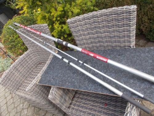 GRAUVELL driedelige strandhengel, lengte 450 cm w.g. 200 gram