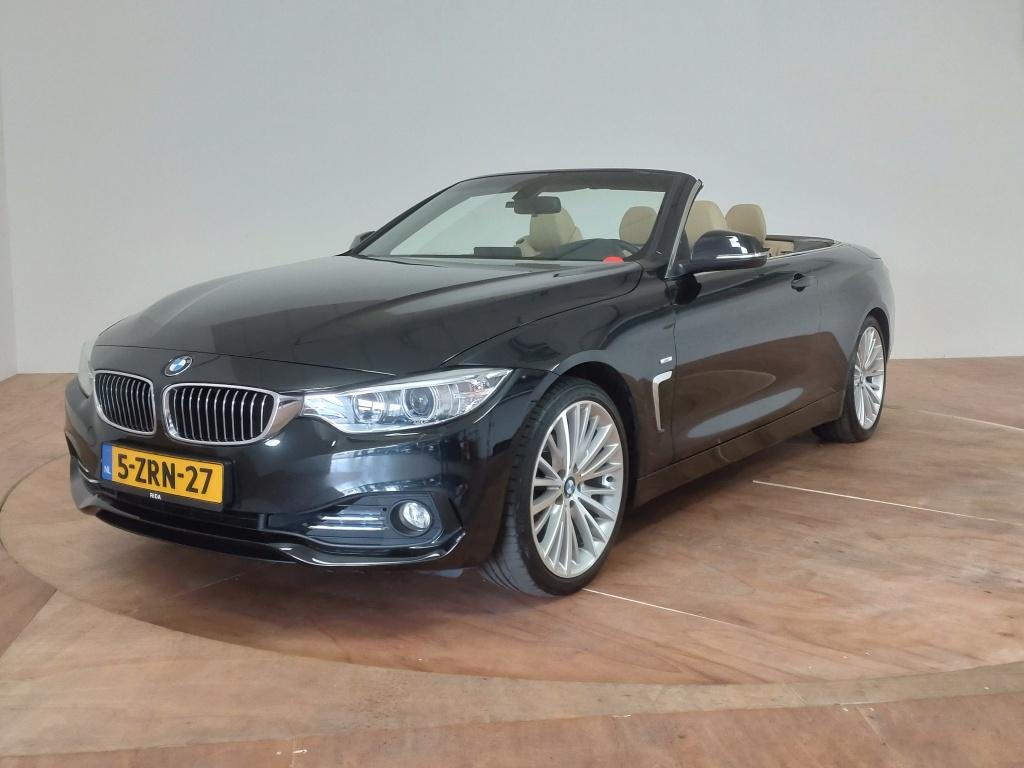 BMW 4 Serie cabrio 420i high executive | nekverwarming | trekhaak afneembaa