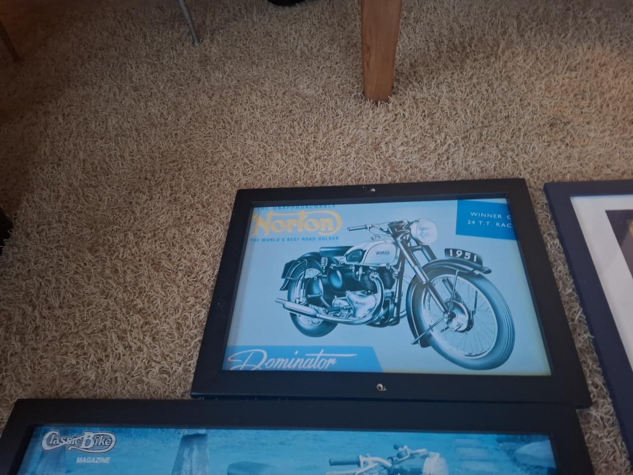 Motor platen in lijsten verzameling prachtig