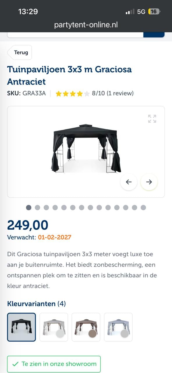 Paviljoen antracietgrijs