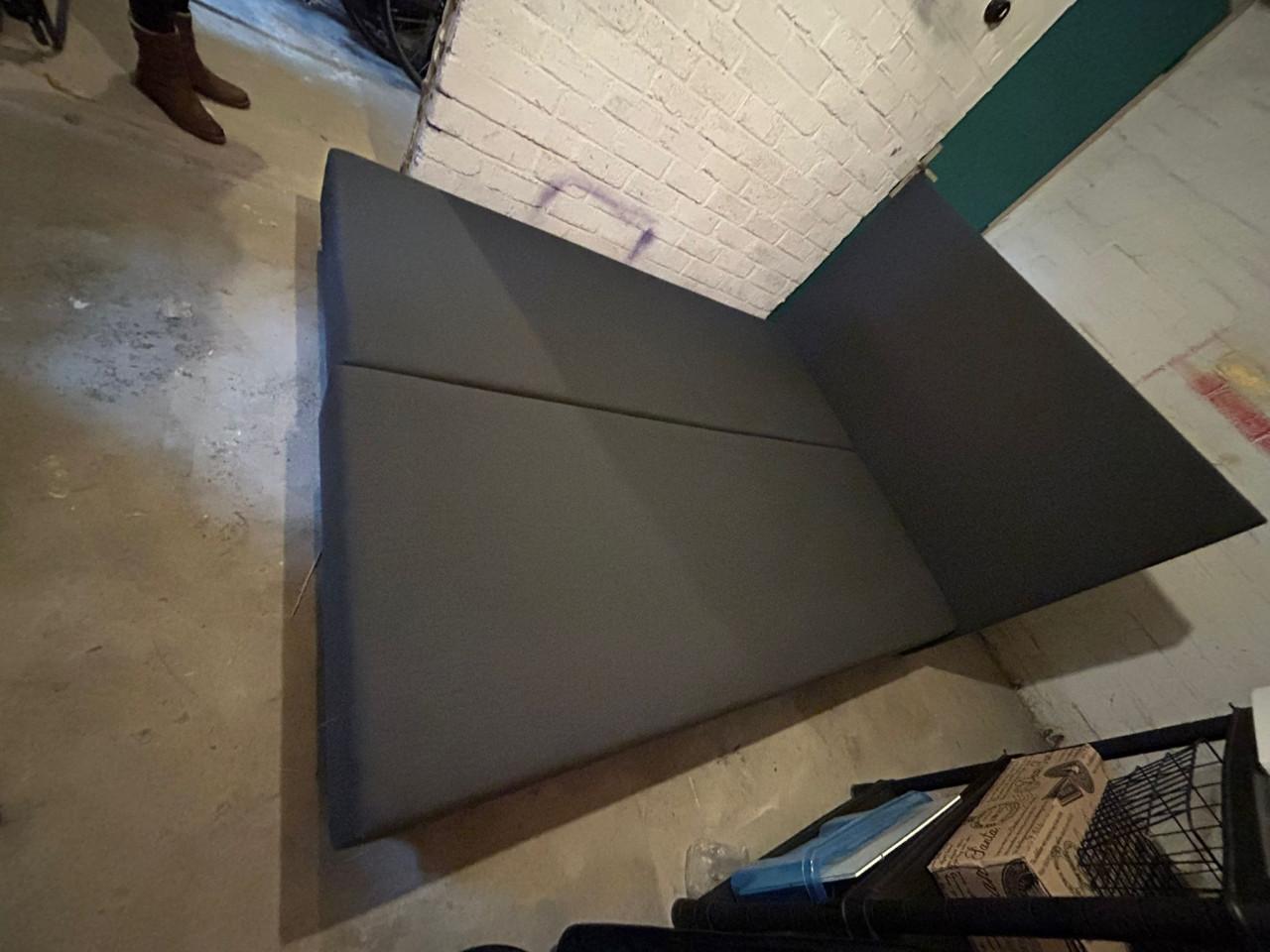 Bed - Platformbed - Antraciet Grijs