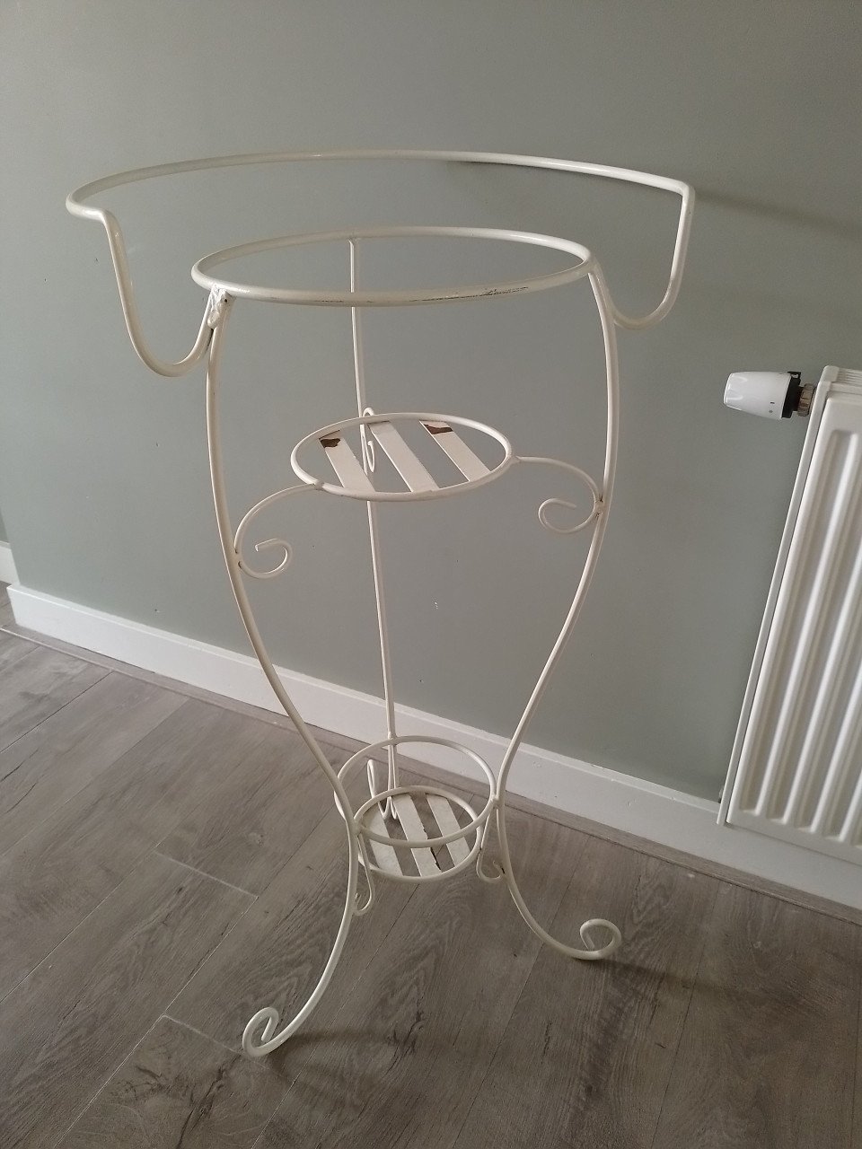 Brocante tummy tub met standaard