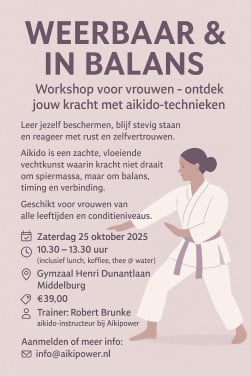 Zelfverdediging & Weerbaarheidstraining voor vrouwen.