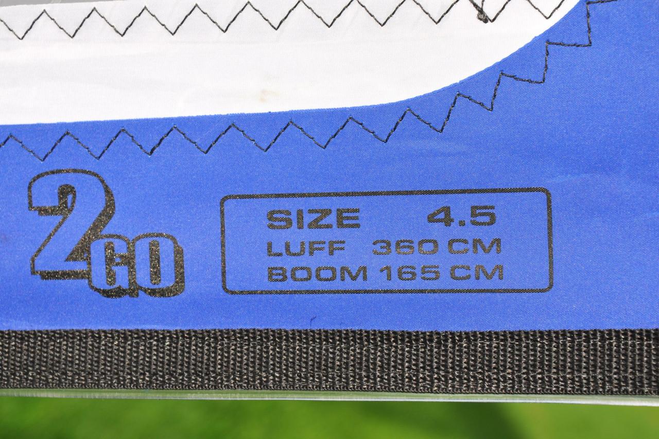 4.5m2 Junior 2Go set (zeil, mast, giek)