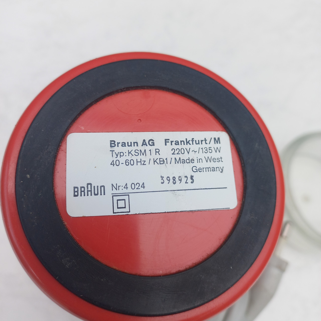 Vintage koffiemaler van Braun AG KSM1