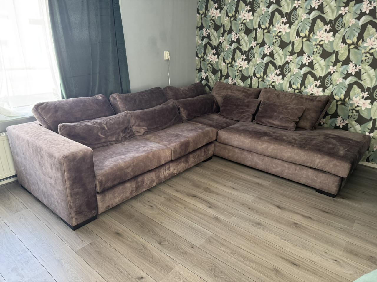 Royale Hoekbank 2.90m - 2.45m Dim Bronze