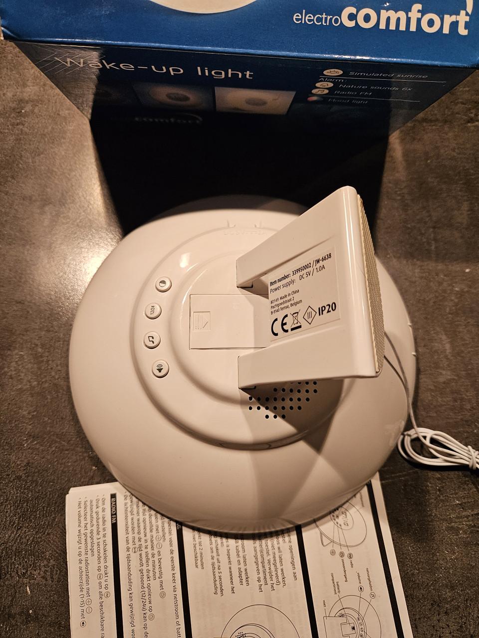 Zgan Electro Wake-up Light - Wekker met Licht en Geluid