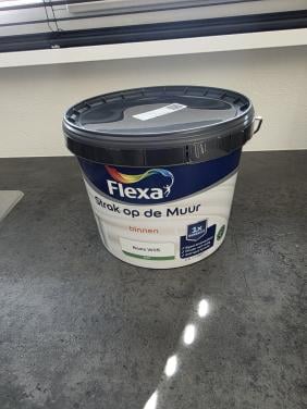 Beige muurverf meng flexa