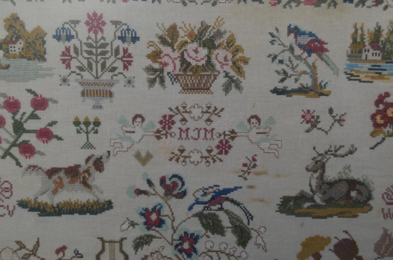 Flink borduurwerk, merklap. 1979