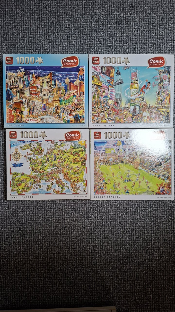 King puzzels 1000 stukjes