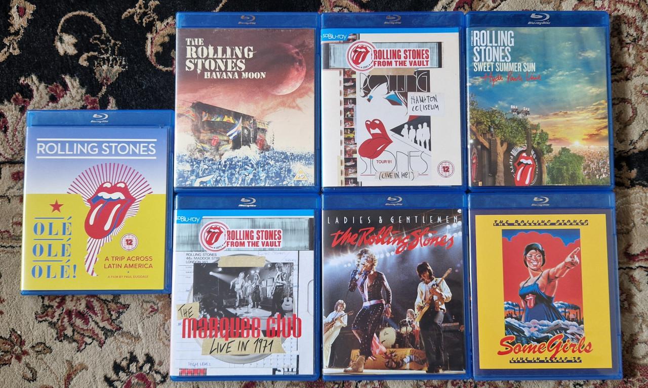 The Rolling Stones Blue-Ray Discs 7x