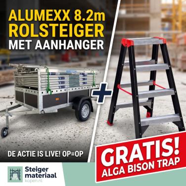 Combi-deal: Alumexx Rolsteiger complete set (8,2m WH)