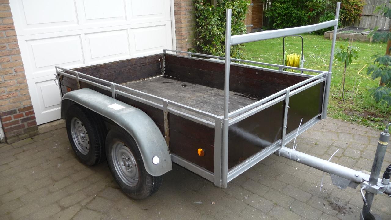 TE KOOP ONGEREMDE TANDEMASSER AANHANGER