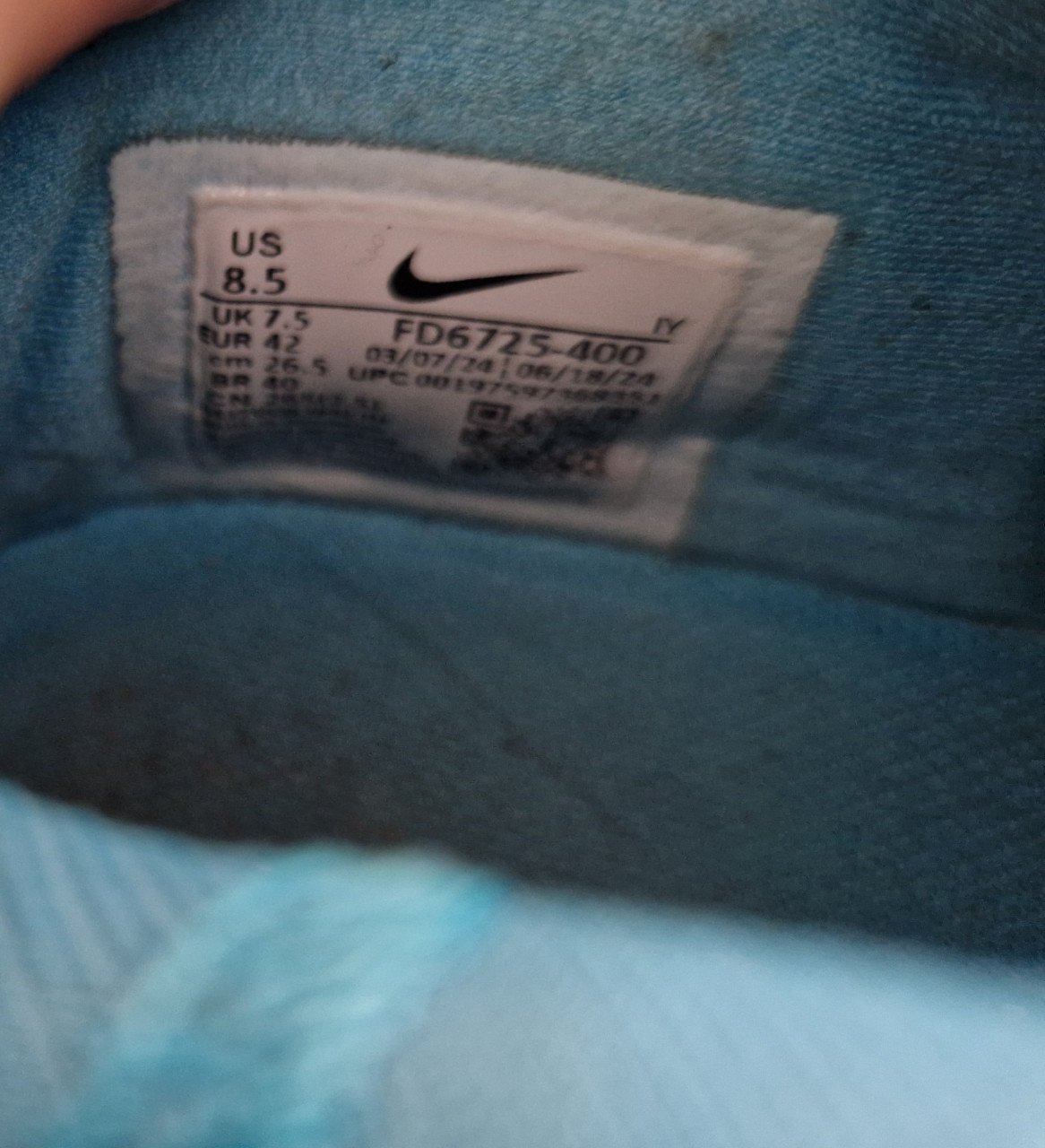 Voetbalschoenen Nike blauw