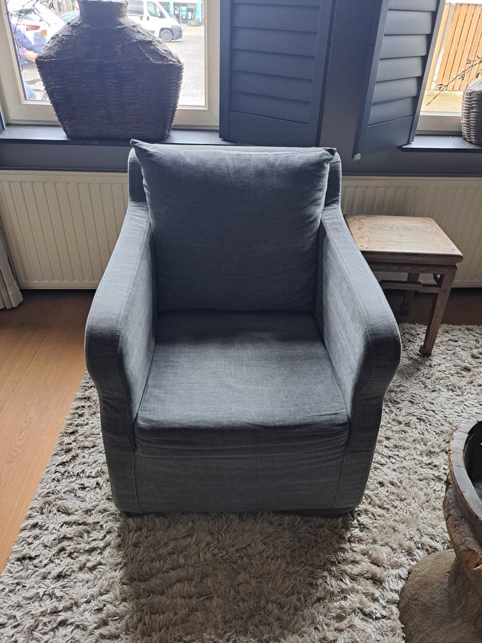 2 stoere landelijke fauteuils