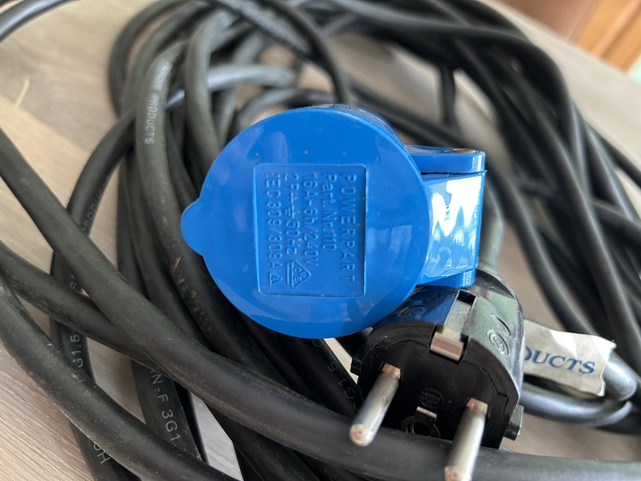 Verloopkabel camping