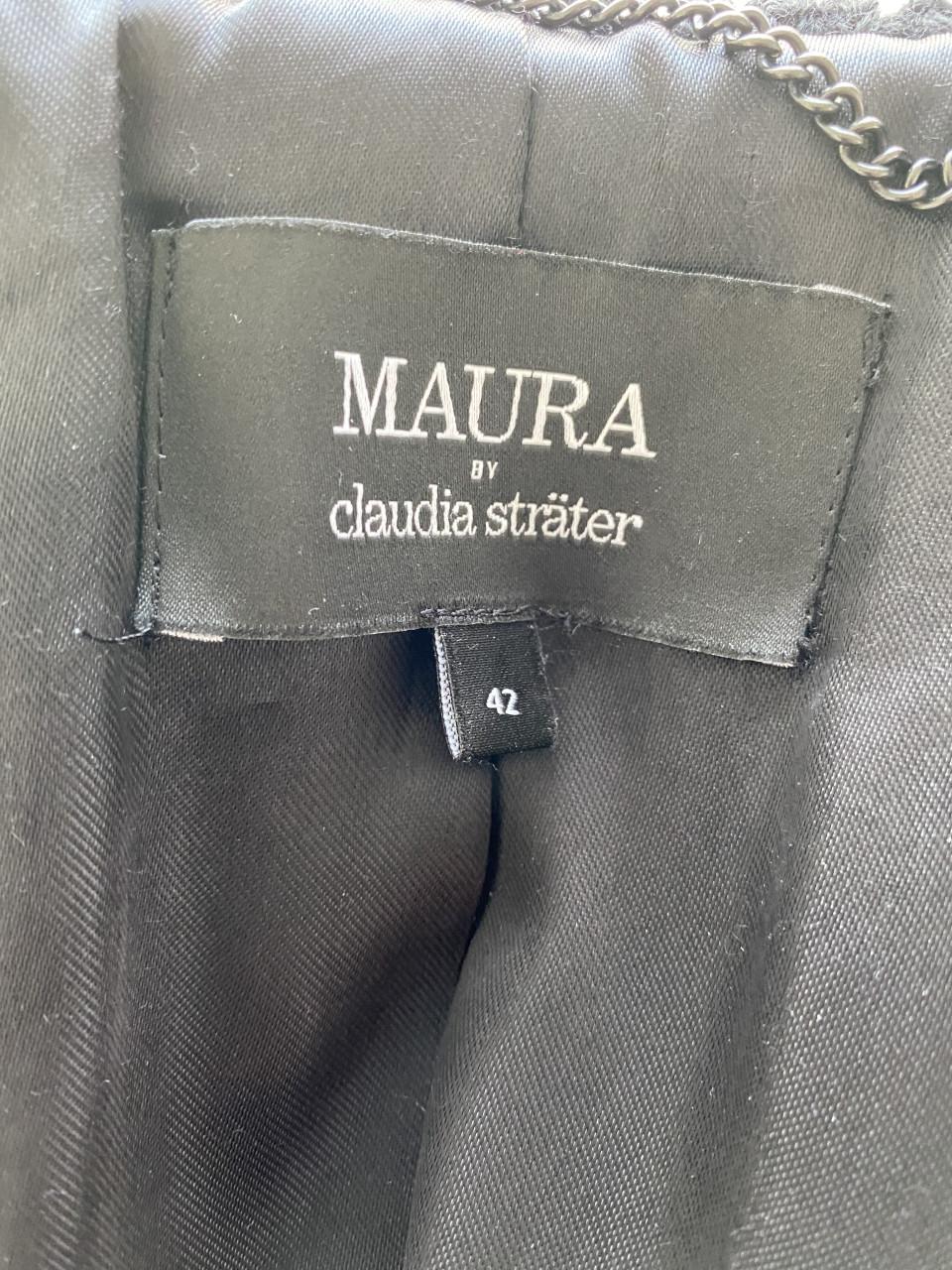 Mantel Maura Claudia Sträter zwart Mt 42