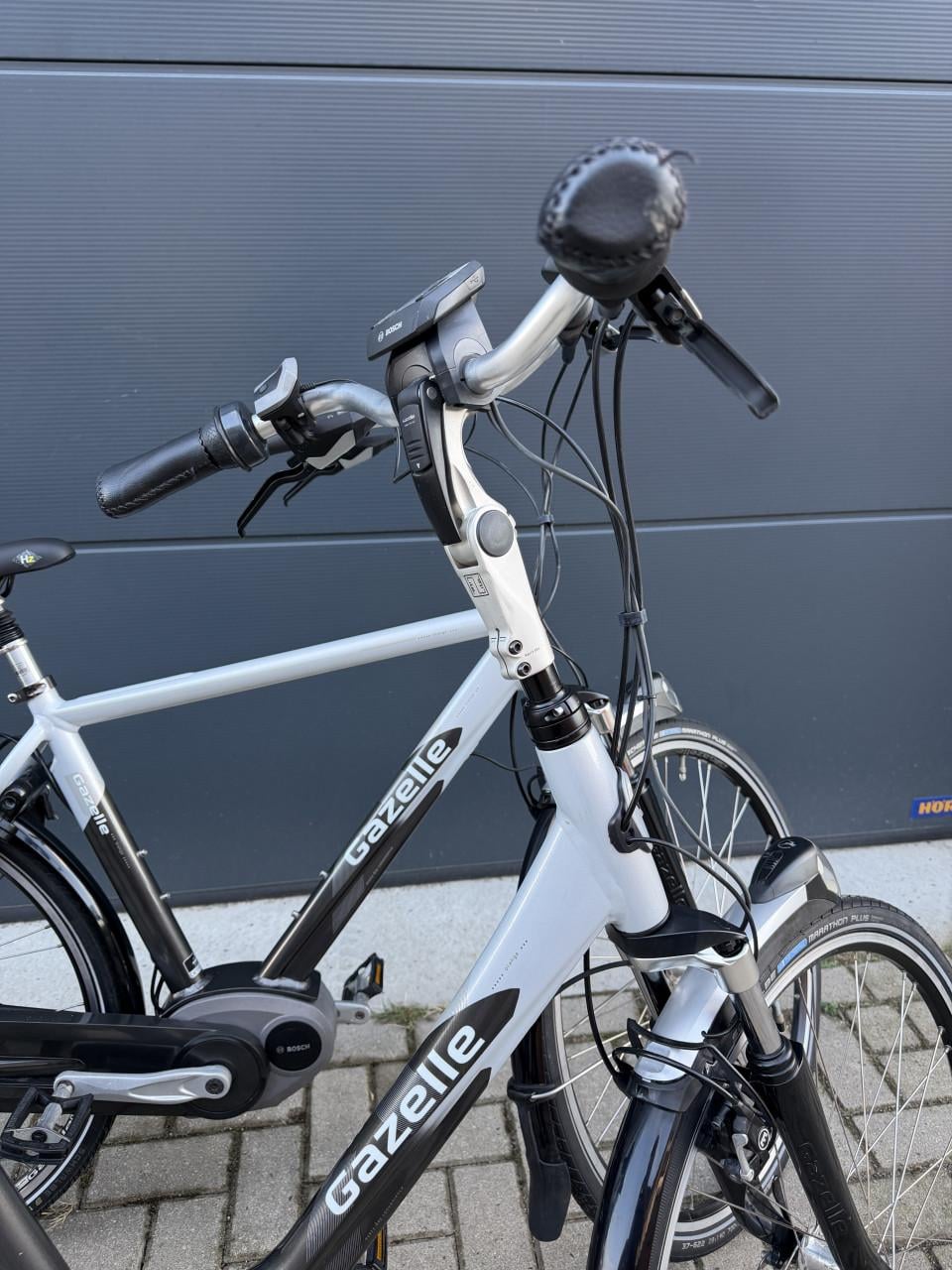 Set Gazelle Orange middenmotor elektrische fiets 400WH