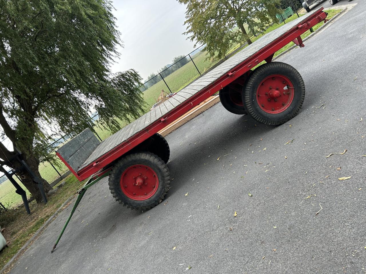 Platte wagen - hooi wagen