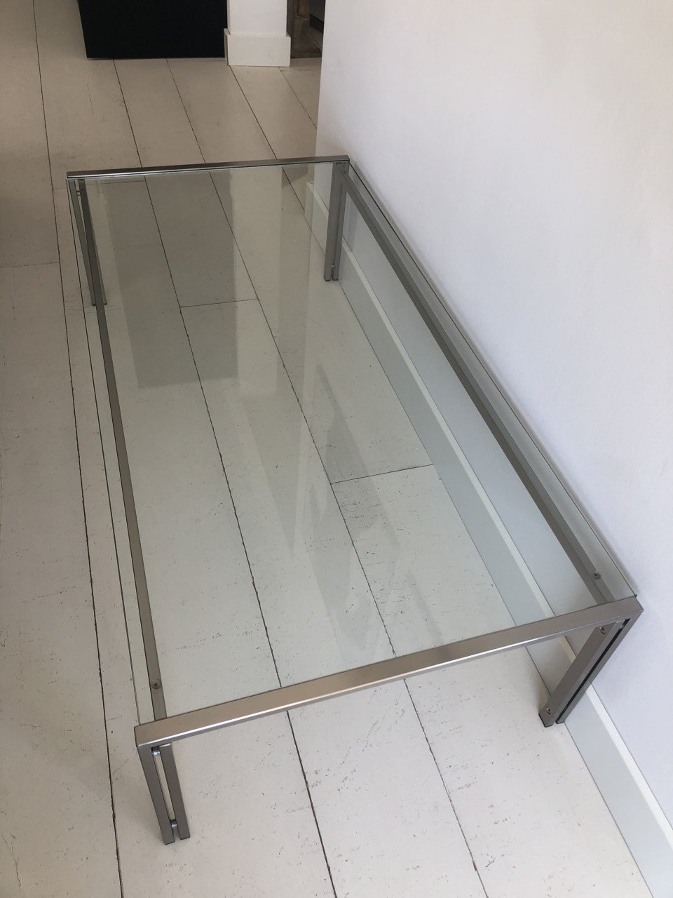 Glazen salontafel