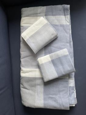 Lits-jumeaux flanellen dekbedovertrek