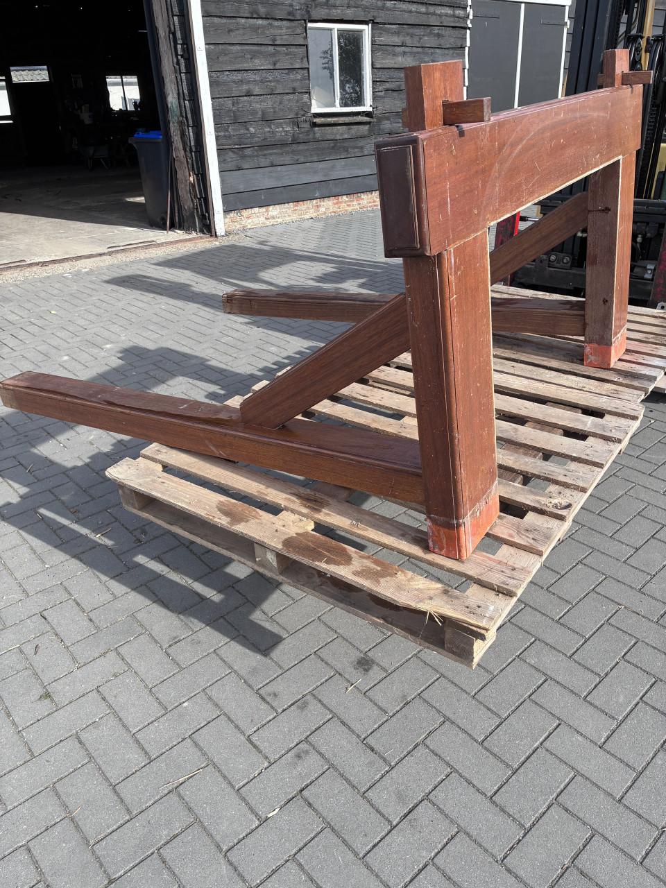 Houten schouw