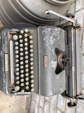 Oude typemachine