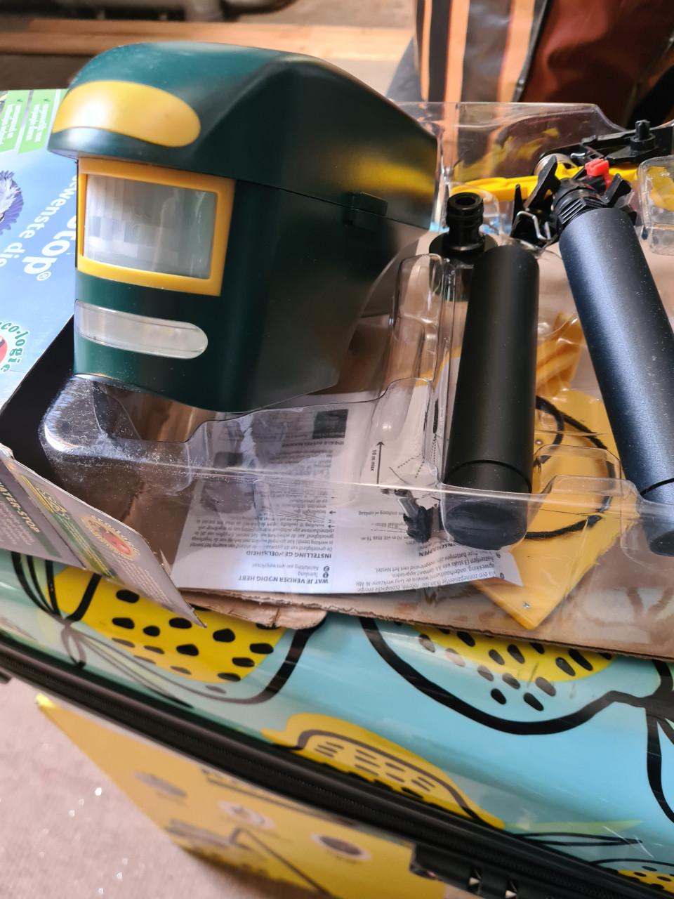 Wster stop waterstraal flitslicht dieren