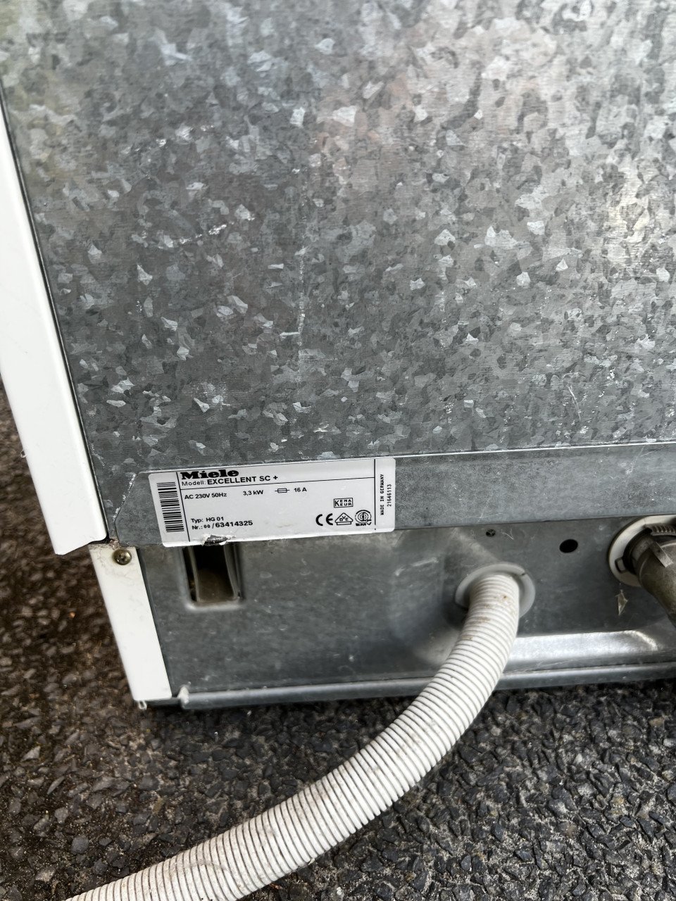Oude miele vaatwasser GERESERVEERD