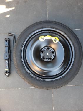 Reservewiel thuiskomer volvo complete set