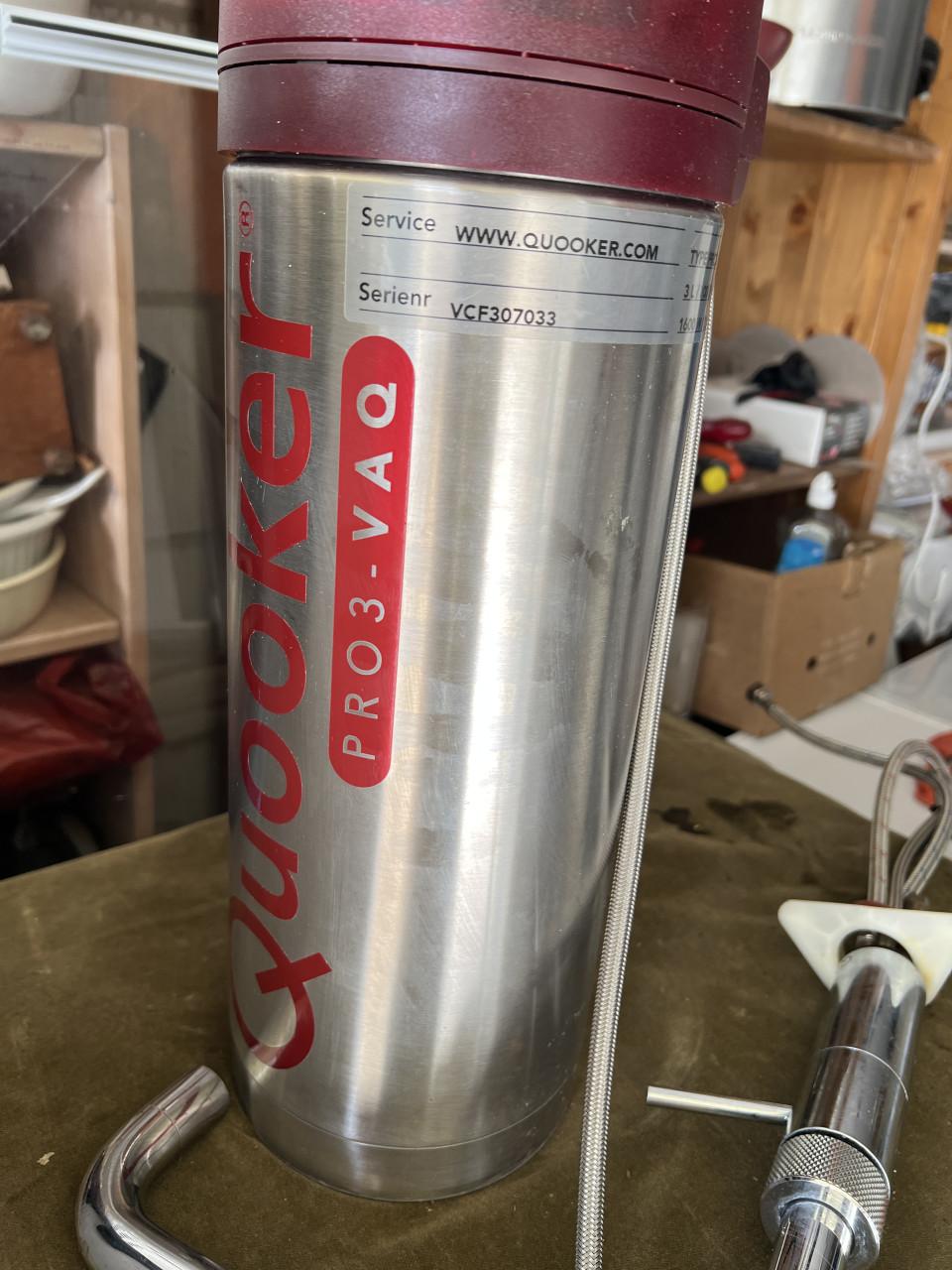 Quooker PRO3-VAQ met origineel Quooker kraan Direct kokend water