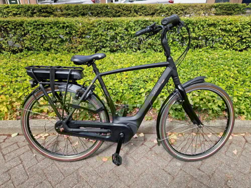 Zo goed als nieuwe Gazelle Orange elektrische heren fiets met Bosch motor