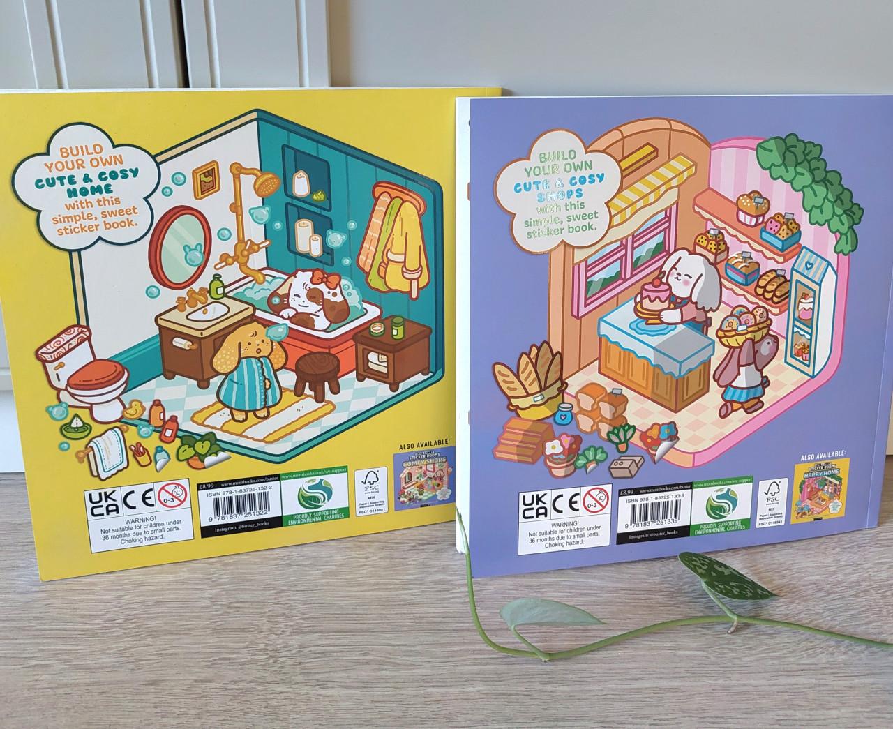 Cozy stickerboeken 2 stuks