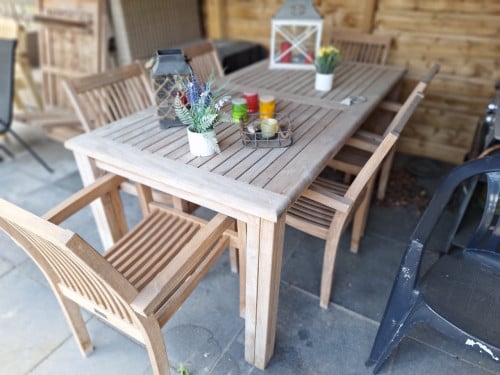 Teakhouten tuinset