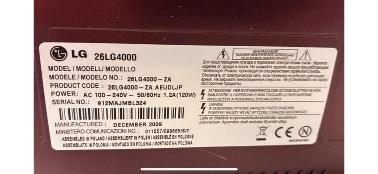 TV 26LG4000