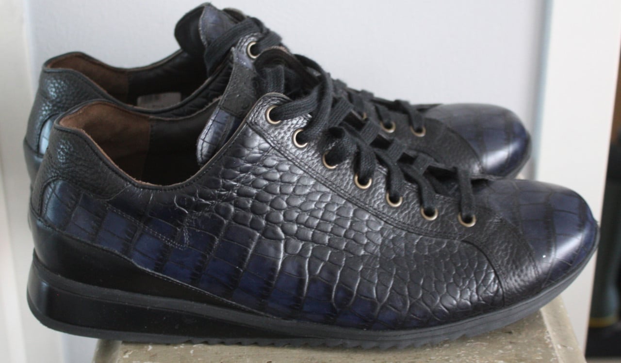 Donkerblauwe heren  schoenen maat 8