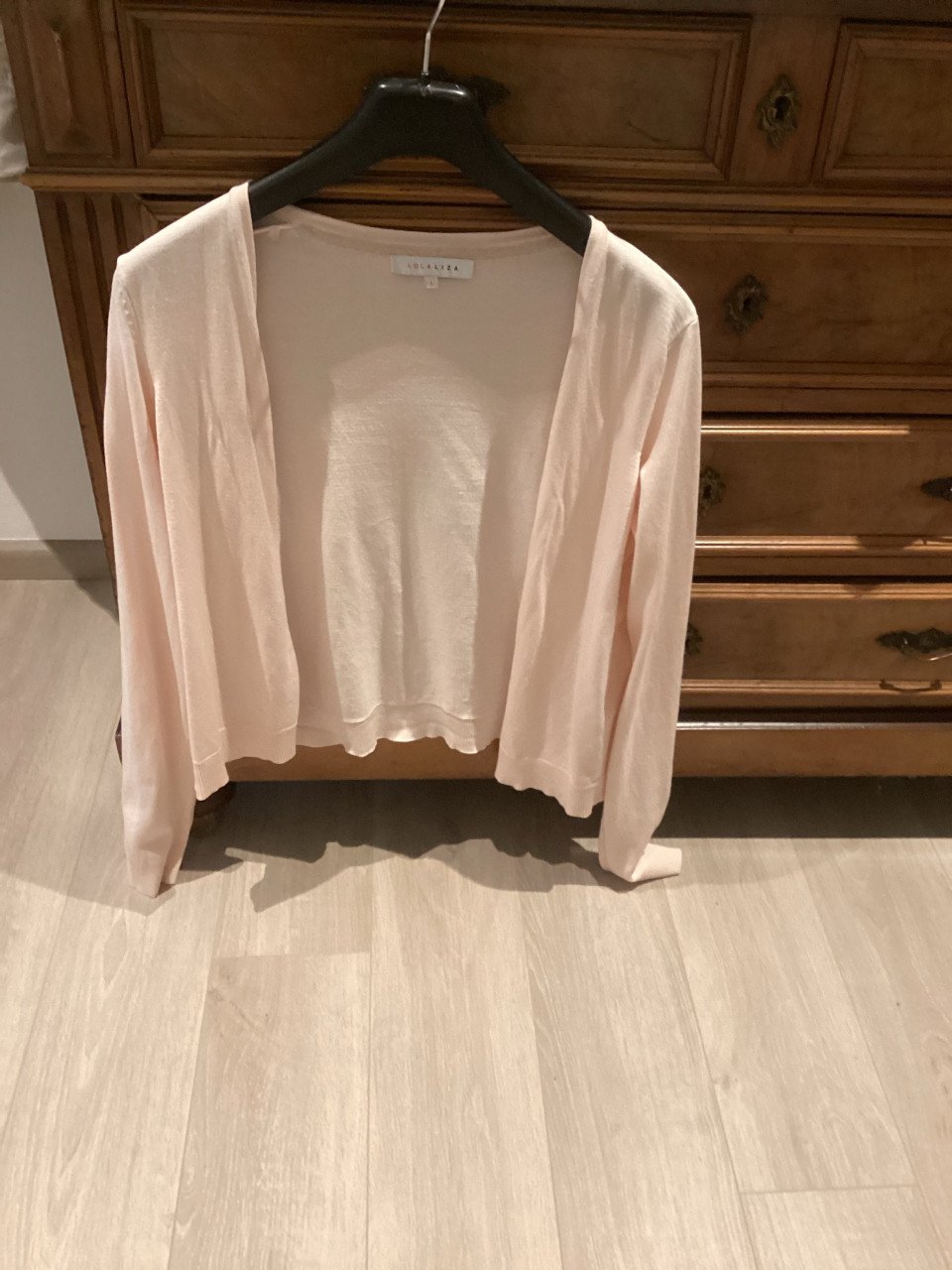 Nieuw roze vestje maat l