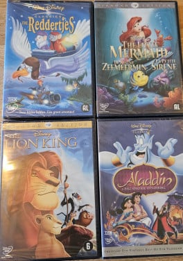 Disney dvd nieuw in verpakking